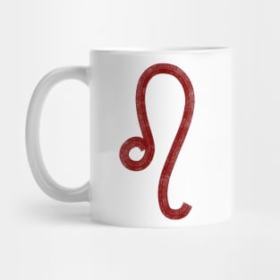 Red Leo Mug